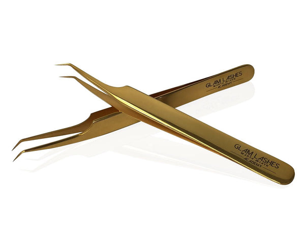 GLAM LASHES 45 degree angle tweezers