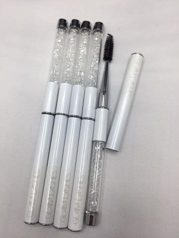 LASH BRUSHES/ MASCARA WANDS WITH CRYSTALS