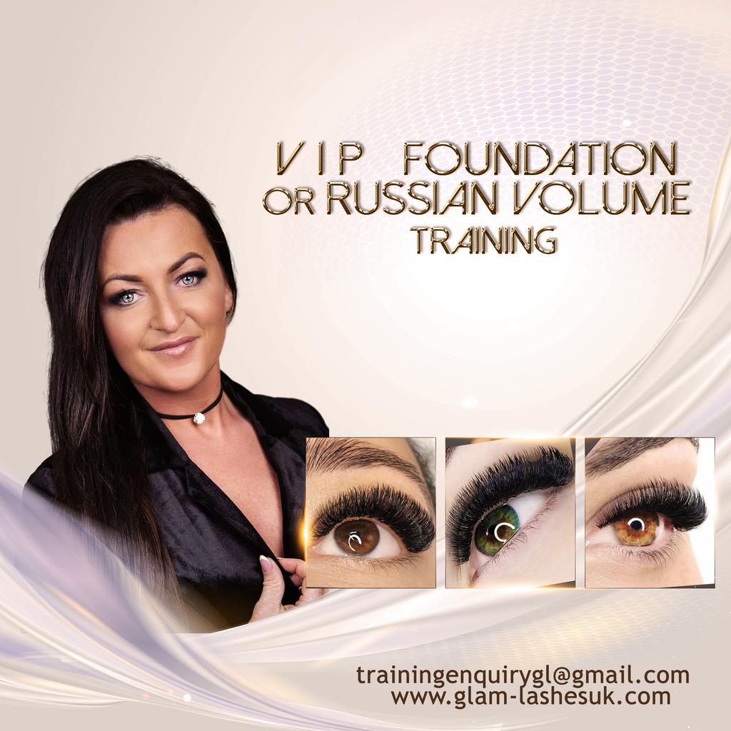 VIP ONE-TO-ONE FOUNDATION OR RUSSIAN VOLUME TRAINING ( Kit included )